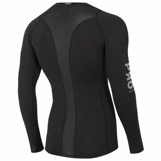 BASELAYER LONGSLEEVE BLACK ALLOVER