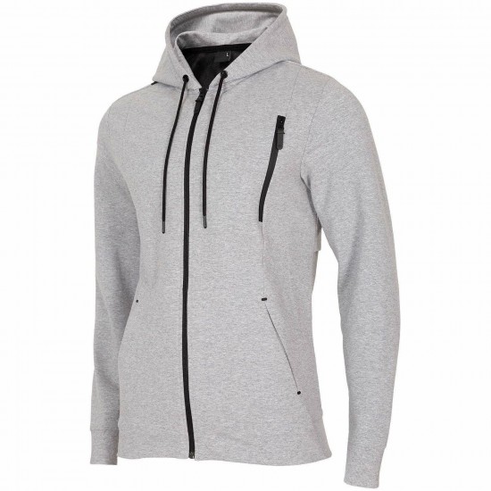 MEN'S HOODIE LIGHT GREY MELANGE