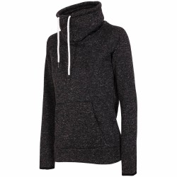 WOMEN'S FLEECE BLACK MELANGE