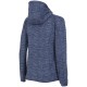 WOMEN'S FLEECE HOODIE DENIM MELANGE