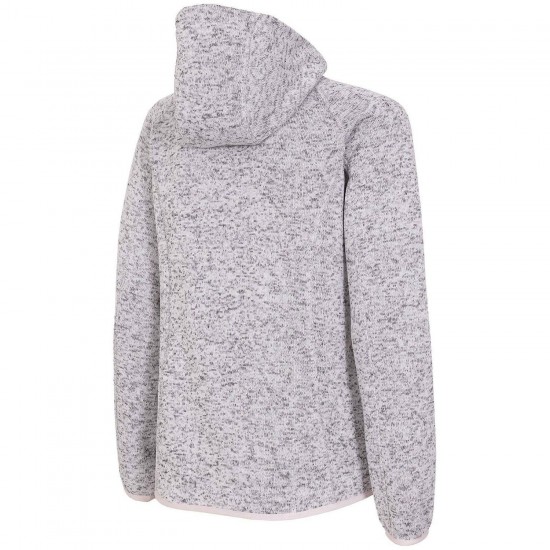WOMEN'S FLEECE HOODIE LIGHT GRAY