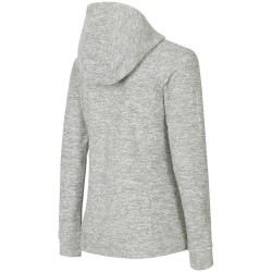 WOMEN'S FLEECE HOODIE LIGHT GREY MELANGE