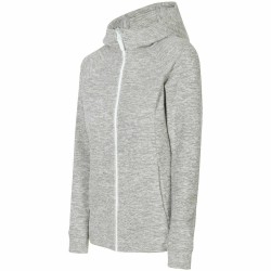 WOMEN'S FLEECE HOODIE LIGHT GREY MELANGE