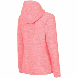 WOMEN'S FLEECE HOODIE SALMON PINK MELANGE
