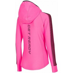 WOMEN'S ACTIVE HOODIE PINK NEON