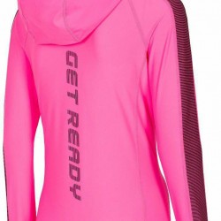 WOMEN'S ACTIVE HOODIE PINK NEON