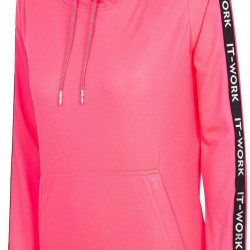 WOMEN'S ACTIVE HOODIE CORAL NEON
