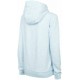 WOMEN'S HOODIE LIGHT BLUE MELANGE