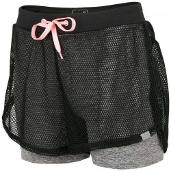 WOMEN'S ACTIVE SHORTS DARK GRAY MELANGE