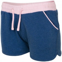 WOMEN'S KNIT SHORTS DENIM MELANGE