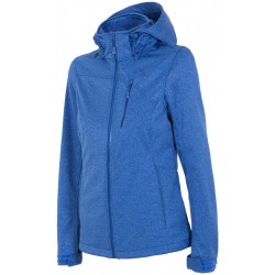 WOMEN'S SOFTSHELL JACKET BLUE MELANGE