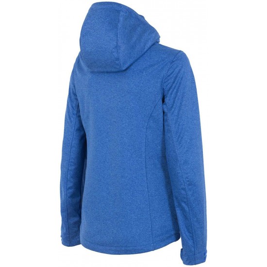 WOMEN'S SOFTSHELL JACKET BLUE MELANGE