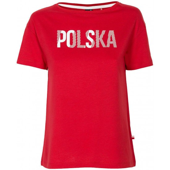 SPORTS FAN T-SHIRT FOR WOMEN RED