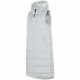WOMEN'S DOWN VEST LIGHT GREY MELANGE WOMEN'S DOWN VEST LIGHT GREY MELANGE