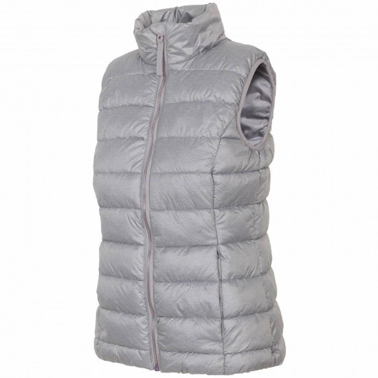 WOMEN'S DOWN VEST LIGHT GREY